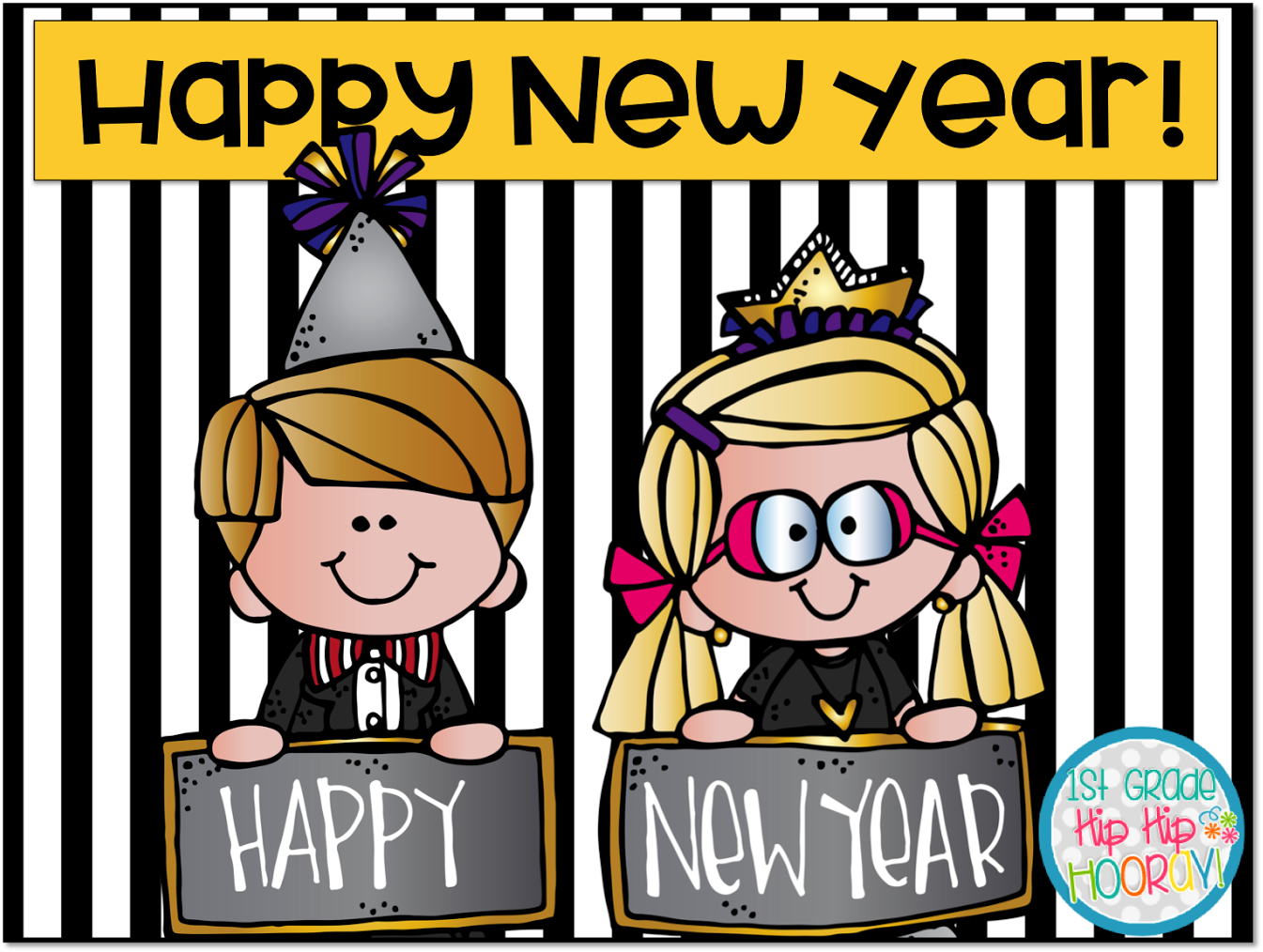 Happy New Year - Cartoon (1600x1017)