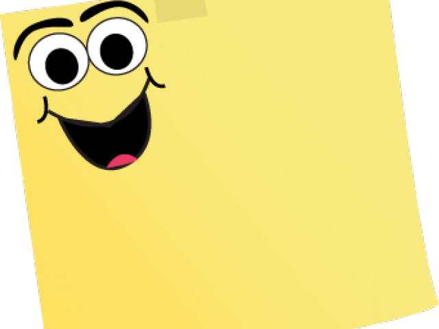 Note Clipart Cartoon - Cartoon (640x480)