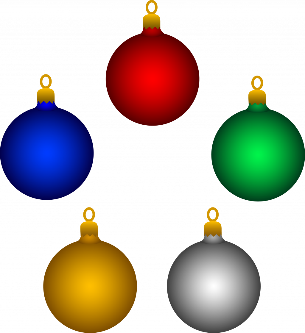 Christmasrnaments Clipart Panda Free Images Christmas - Christmas Tree Decoration Clipart (1024x1119)