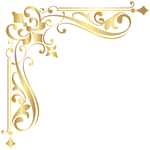 Free Png Download Corner Gold Clipart Png Photo Png - Border Design For Notebook (480x480)