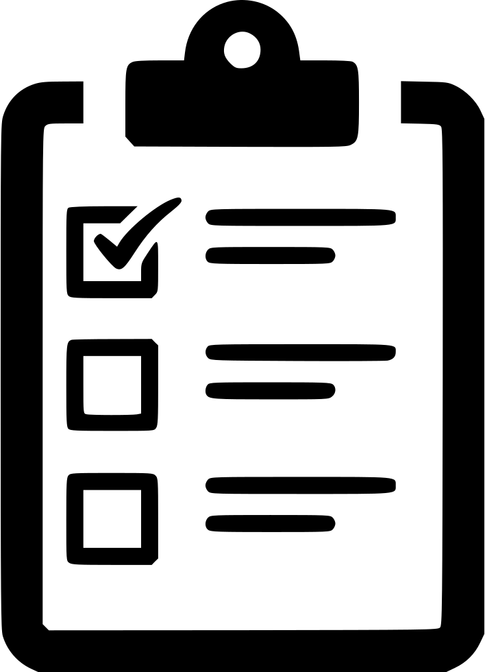 Checklist Poll Task To Do List Clipboard Comments - Task To Do Icon (708x980)