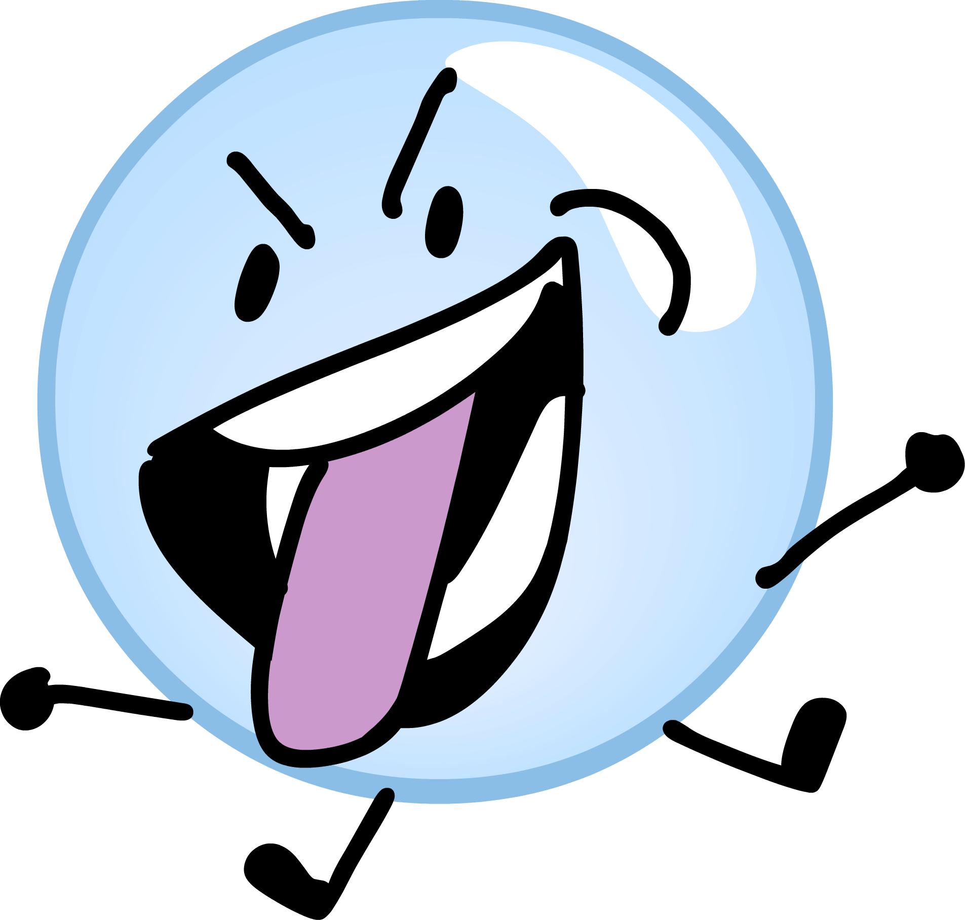 Suicide Clipart Bubble - Bubble Bfb (1905x1816)