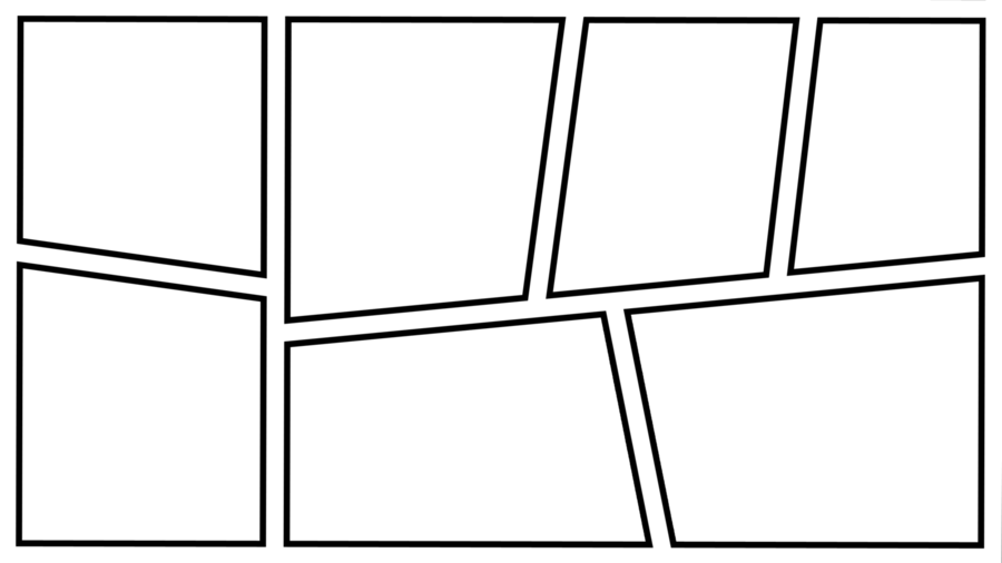 Comic Frame Png Clipart Panel Comics Comic Book - Comic Frame Png (900x506)