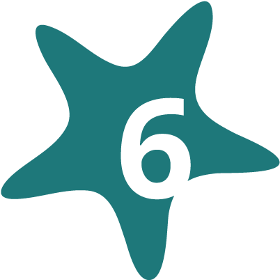 Starfish 6 Logo - Cartoon (500x500)