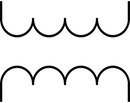 White Line Angle - Line Art (429x340)