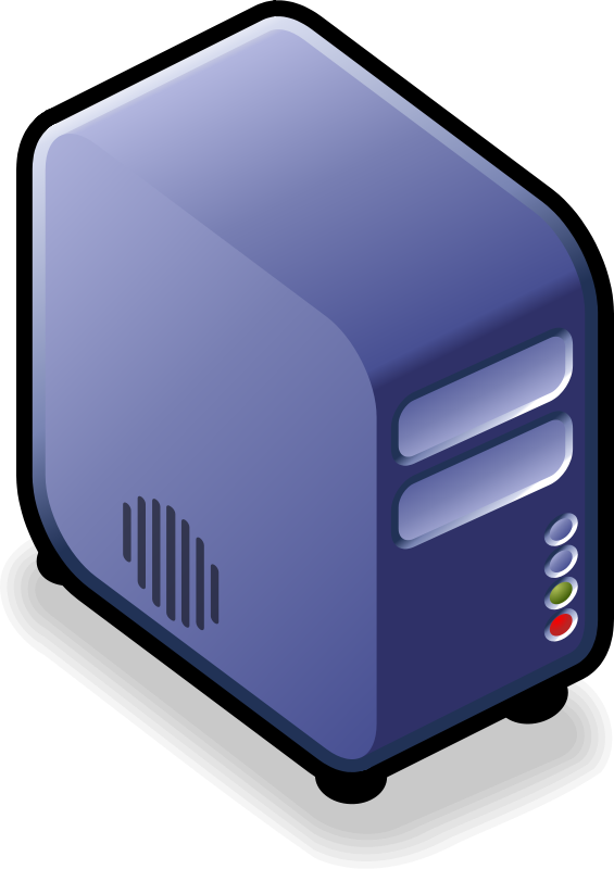 Server Clip Art - Small Server Icon (565x800)