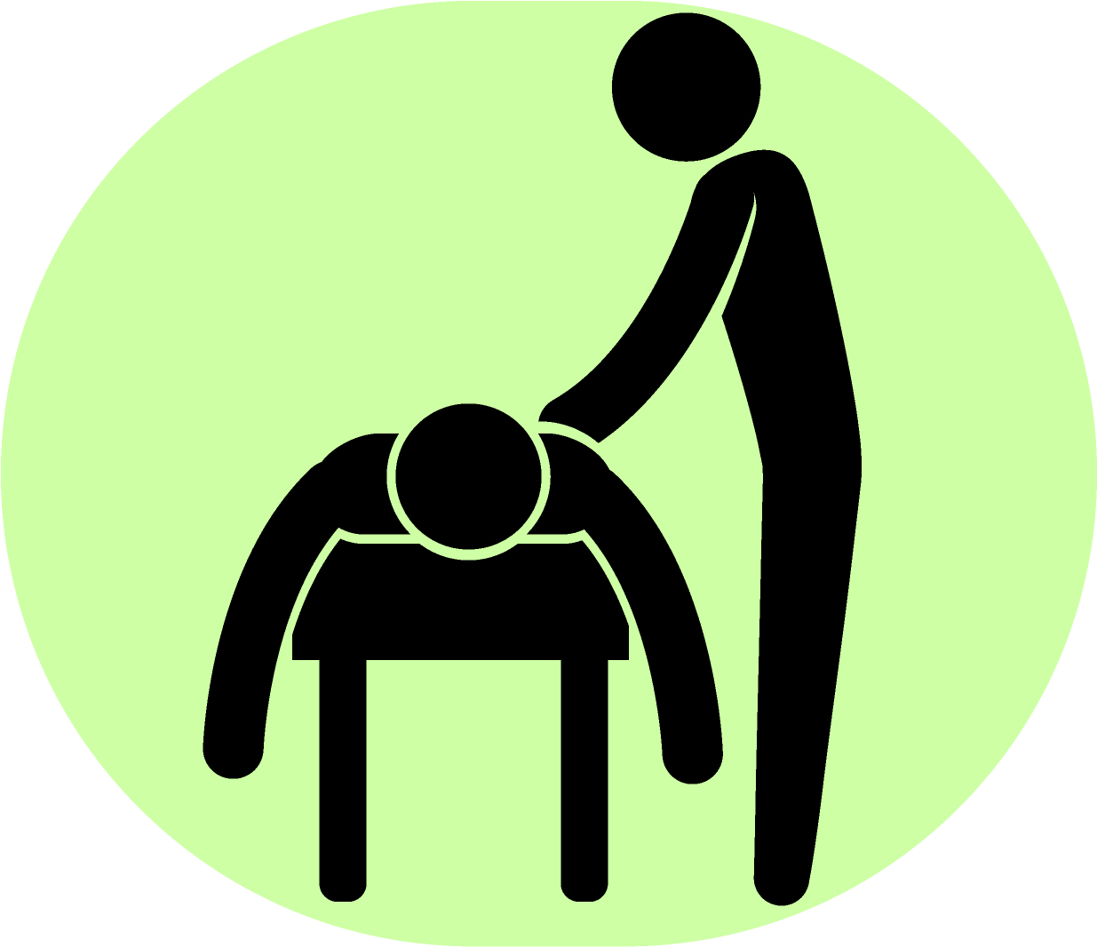 Massage Clipart Back Scratch - Sign (1380x1236)