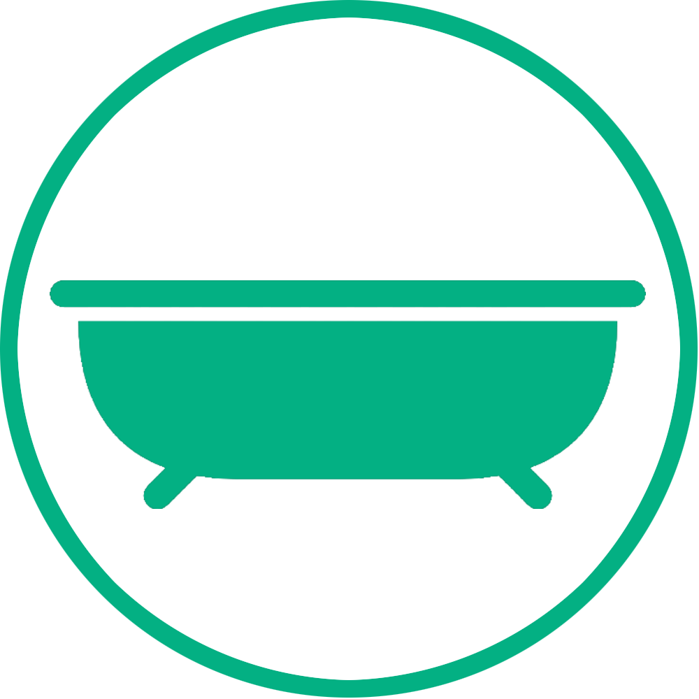 Bathtub Or Jacuzzi - Circle (1000x1000)