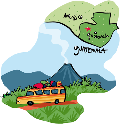 Guatemala Rainforest Map - Guatemala Rainforest Map (400x413)