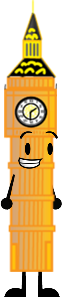 Image Big Ben Object Shows - Bfdi Pineapple (236x998)