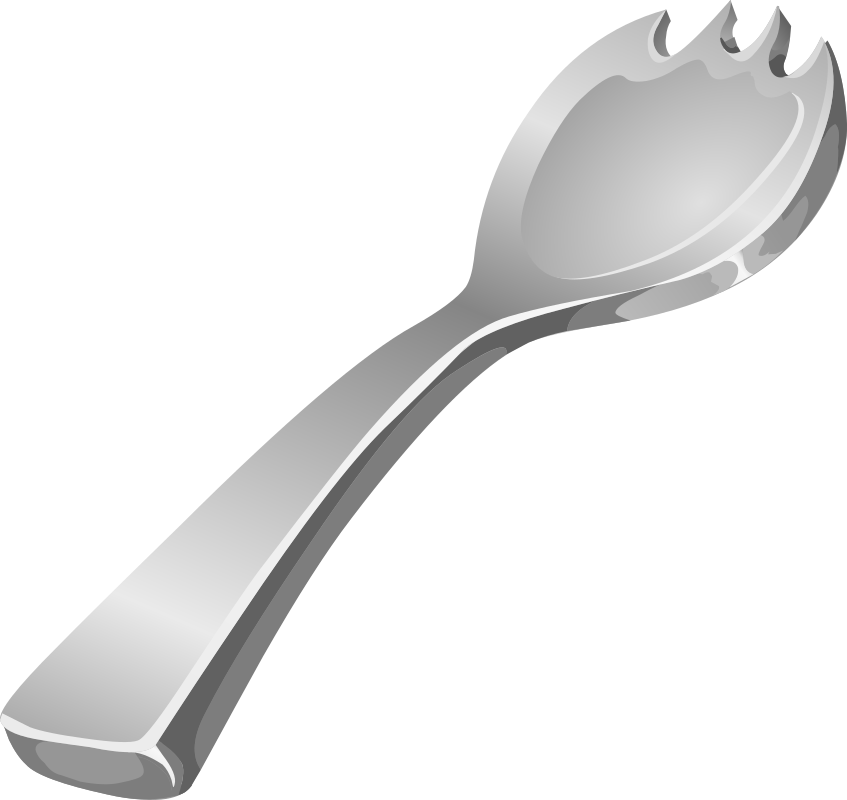 Medium Image - Spork Clipart (847x800)