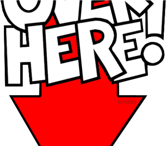 Here Clipart Arrow - Here Clipart Arrow (640x480)