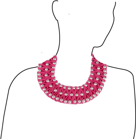 Bib Necklace - Illustration (524x509)