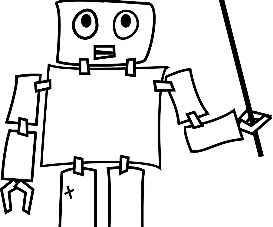 Wild Robot Clip Art (902x750)