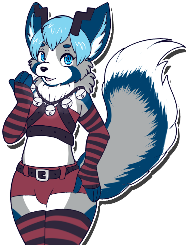 Santa's Helper By Aliasbecca - Cartoon (800x800)