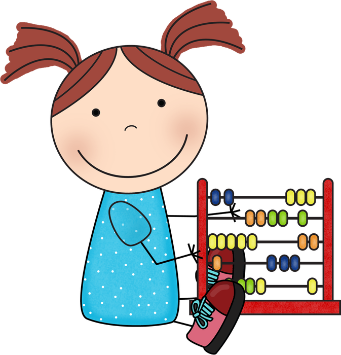 Math - Girl Reading (673x700)