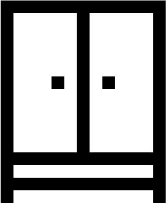 Cupboard Pixel Vector - Armario Pixel (400x400)