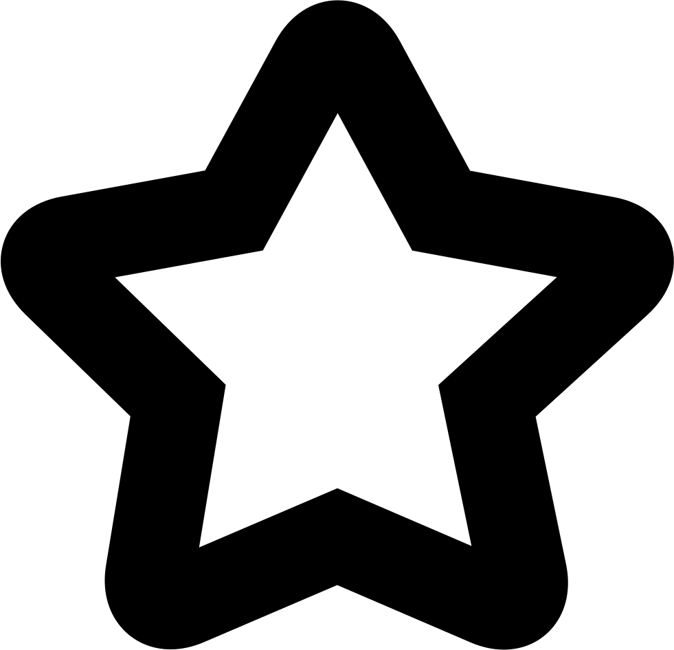 Star Empty Shape Comments - Empty Stars (981x946)