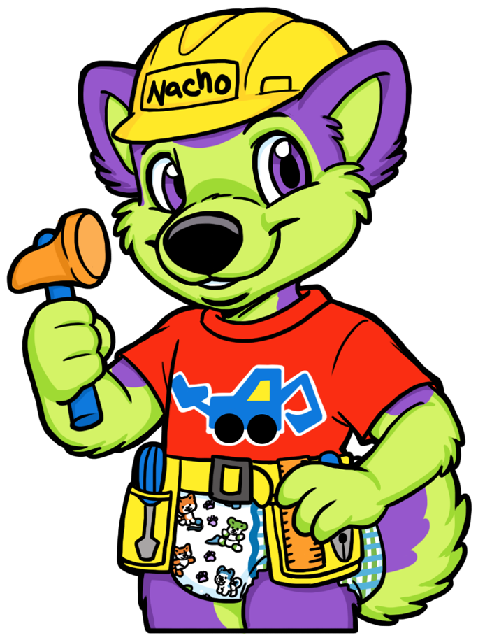 Lil Builder Nacho Marci Sticker - Cartoon (960x976)