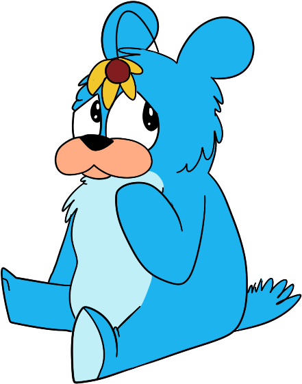 Sad Bear By Radicalhat - Cartoon (534x621)