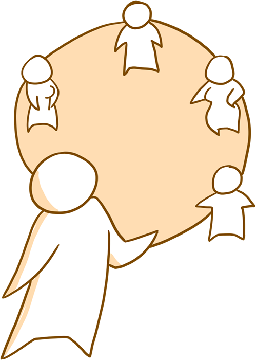 Business Team Coaching - Cartoon (499x700)