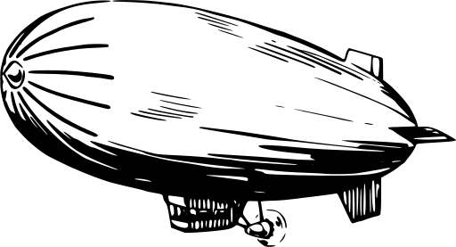 Info - Blimp Black And White (512x277)