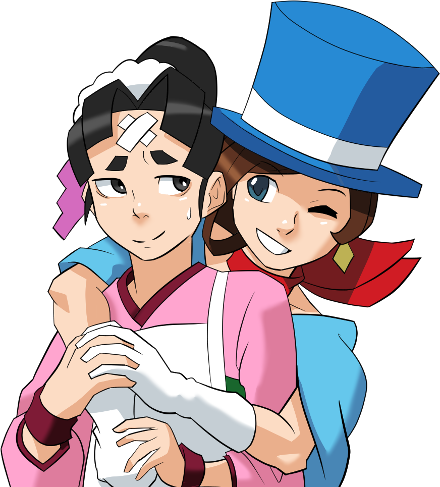 Ace Attorney - Cartoon (960x971)