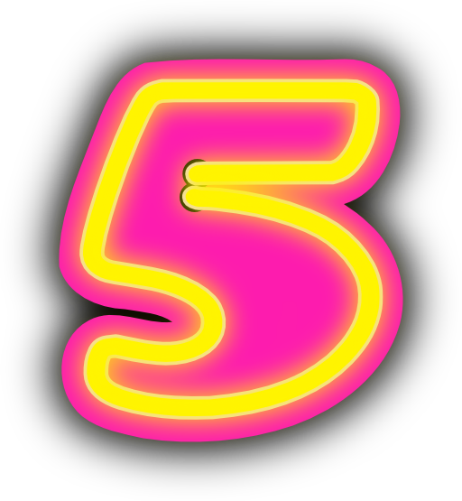 Number Five Png (512x555)