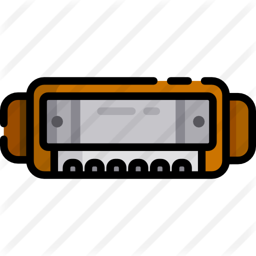 Harmonica Free Icon - Harmonica Free Icon (512x512)