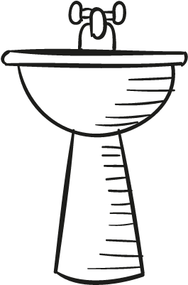 Bathroom Sink Vector - Sink (400x400)