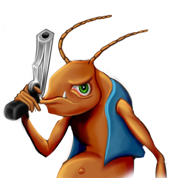 Meet Roach - Cartoon (613x682)