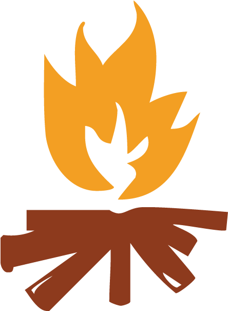 Campfire Doodle - Emblem (458x625)