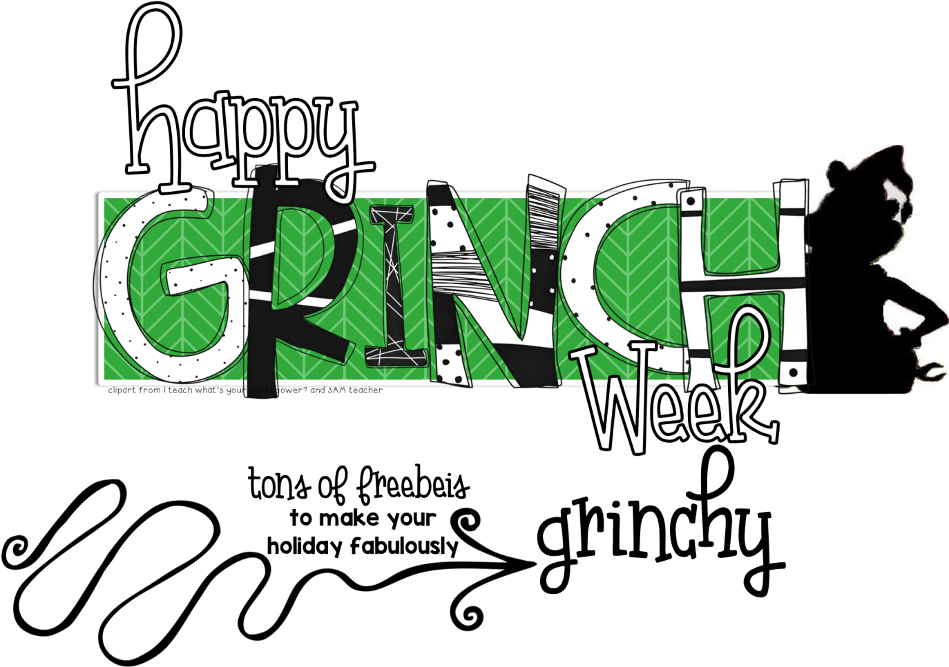 Grinch Week Freebies - Illustration (1400x985)