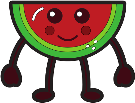 Fruit Character Cute Funny Icons By Canva - Vector Graphics (550x550)