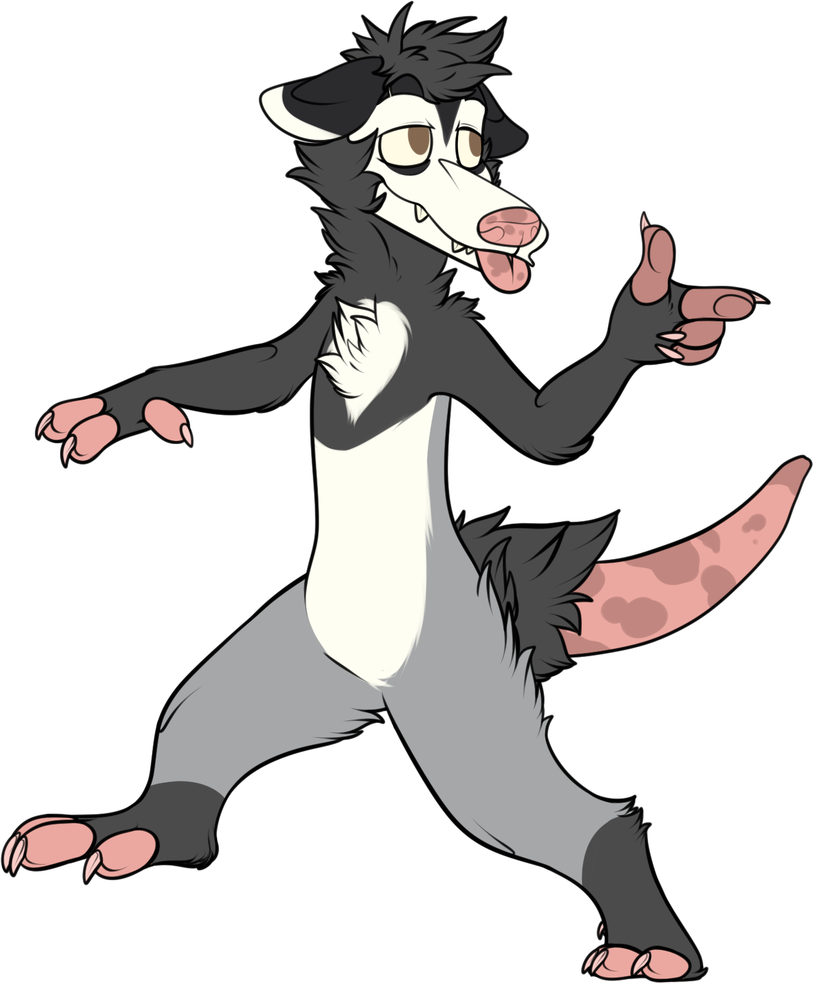Bum The Possum By Piecreature - Cartoon (813x983)