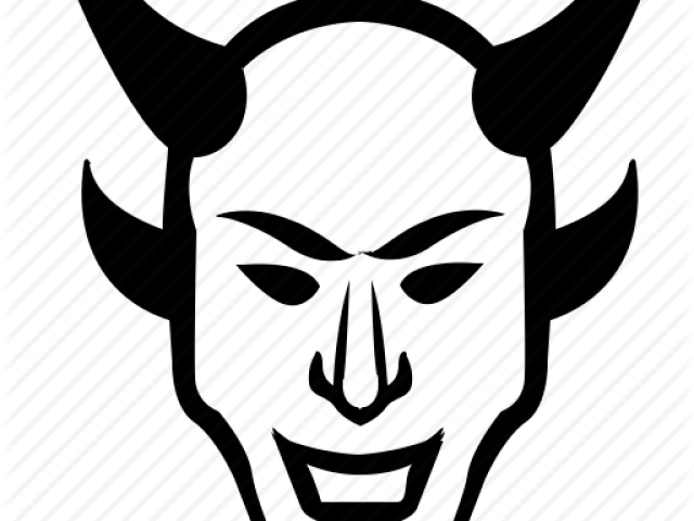 Evil Clipart Devil Head - Illustration (640x480)