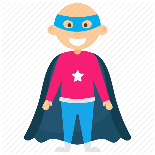 Child Superhero Comic Kid - Cartoon (512x512)