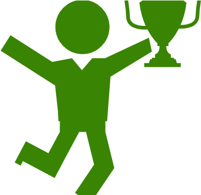 Maintaining The Winning Streak - Trophy (421x384)