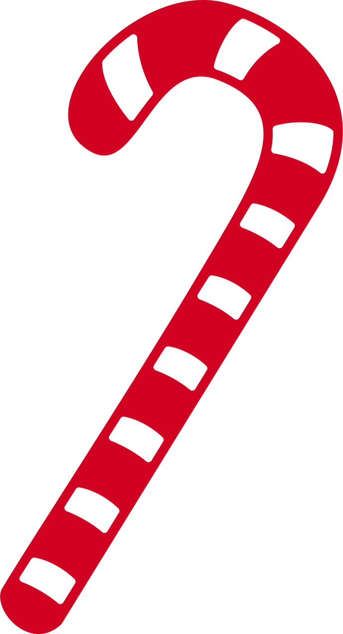 Categories - Candy Cane Holly Svg (692x1280)