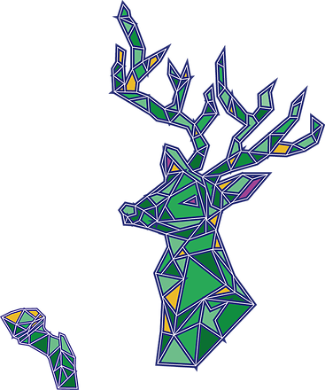 Yu Ca Taco Logo Deer - Illustration (367x440)