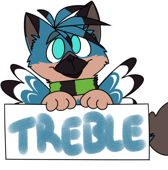 Treble Winter Badge - Cartoon (578x589)