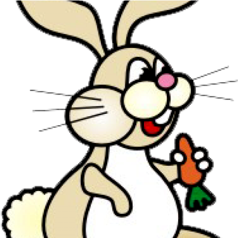 Hare Clipart Arnab - Cartoon Rabbit (640x480)
