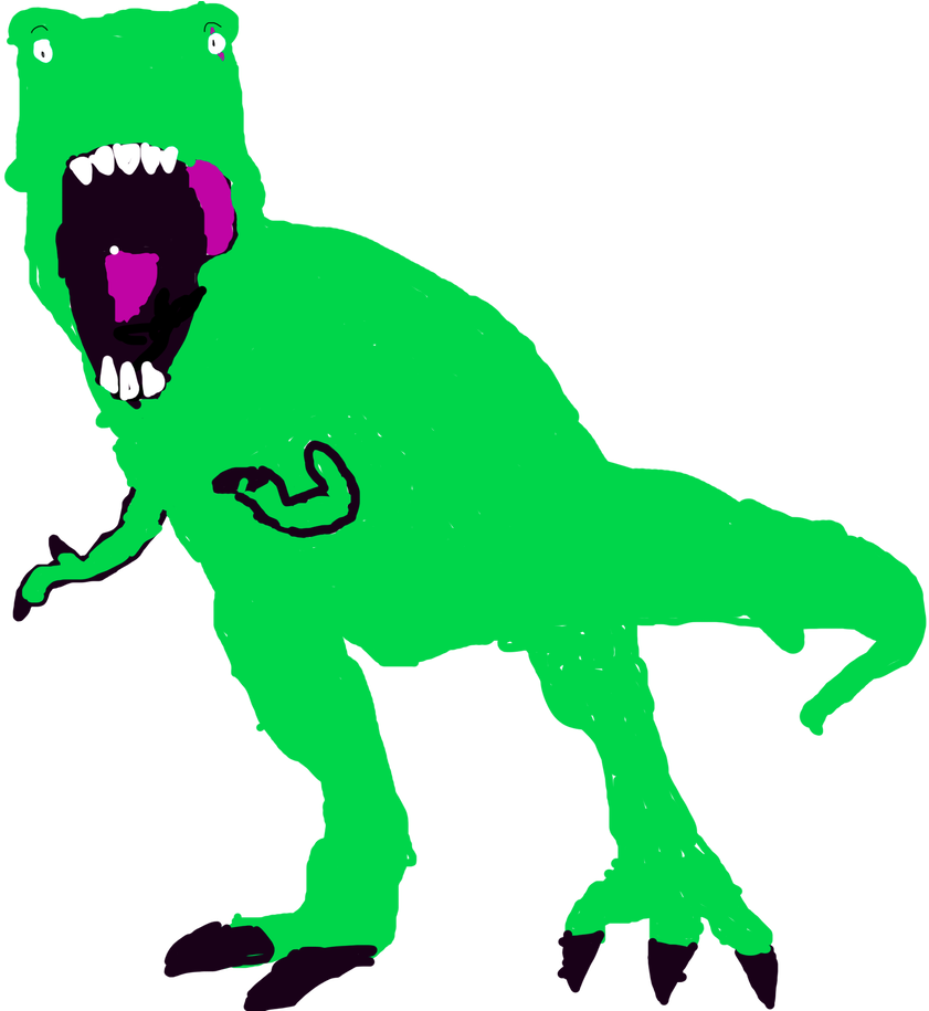 T Rex Base 4 By Ultimaterex33 - Illustration (875x914)
