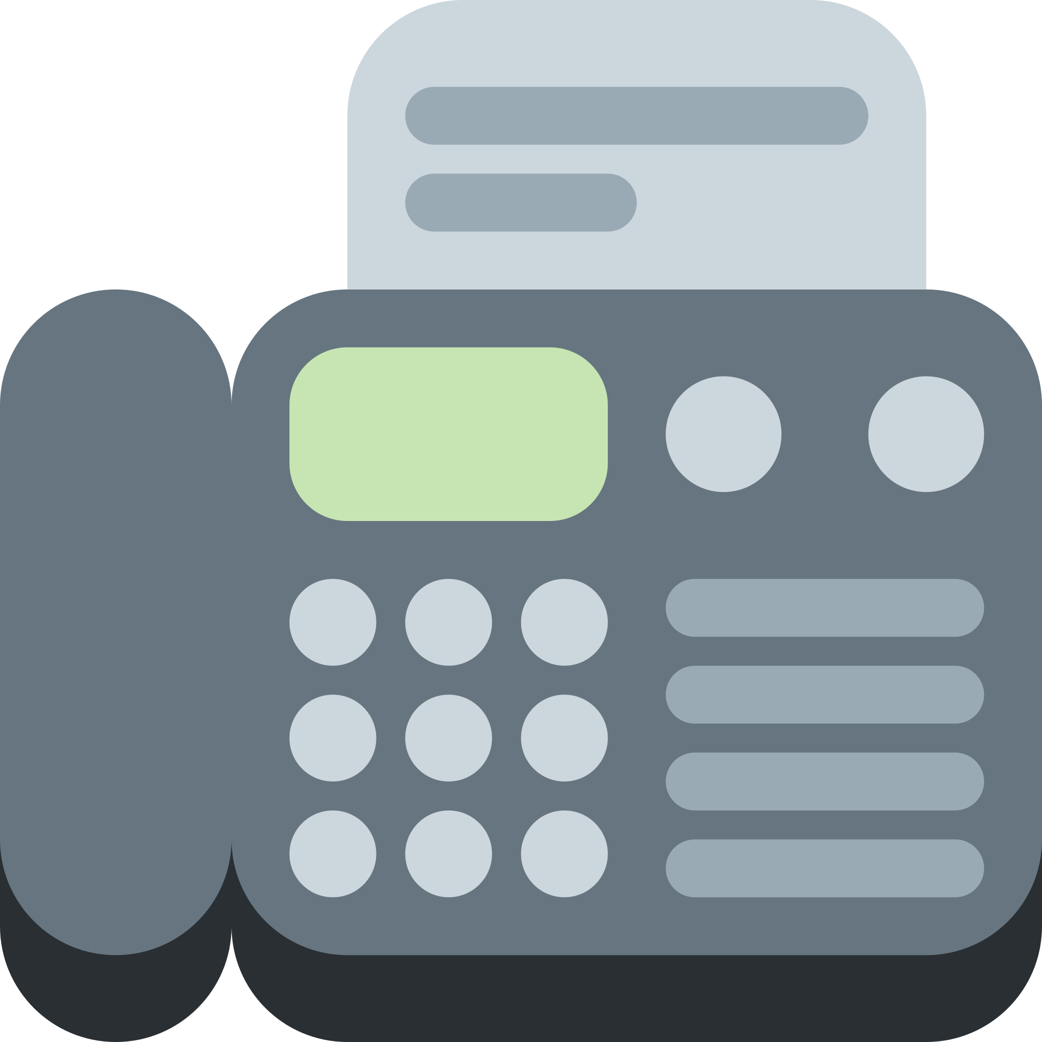 Fax Machine - Fax Emoji (2048x2048)