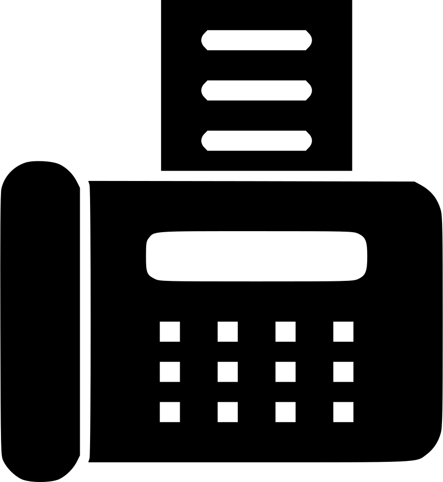 Fax Machine Comments - Vector Graphics (900x980)