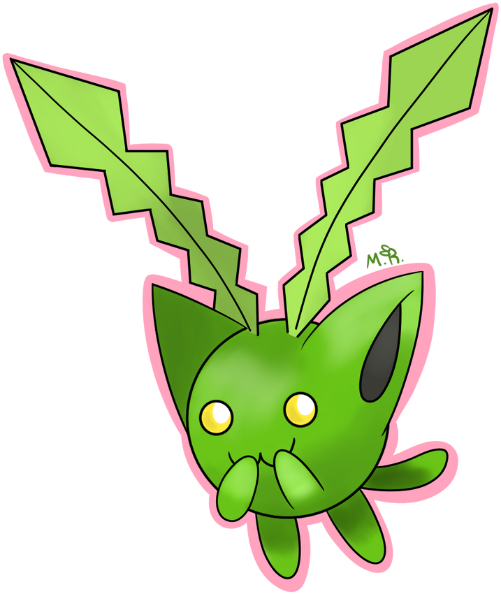 Shiny Hoppip - Cartoon (759x1052)
