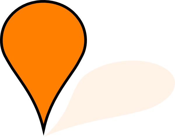 Google Maps Orange Marker (600x470)