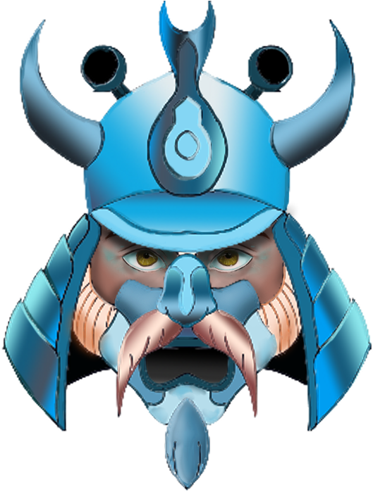 Samurai Icon - Cartoon (783x817)
