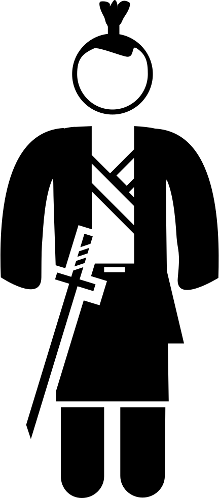 Samurai Warrior Comments - Samurai Icon Png (432x980)