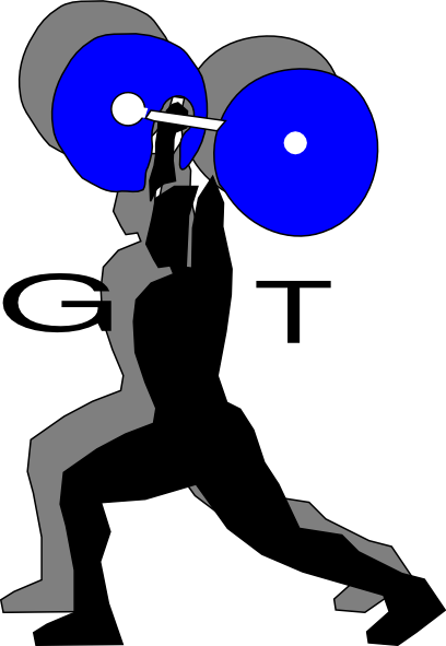 Weight Lifting Cartoon (408x591)
